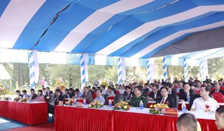 Lãnh đạo tỉnh Quảng Trị tham dự lễ khởi công dự án bến cảng Nam Cửa Việt