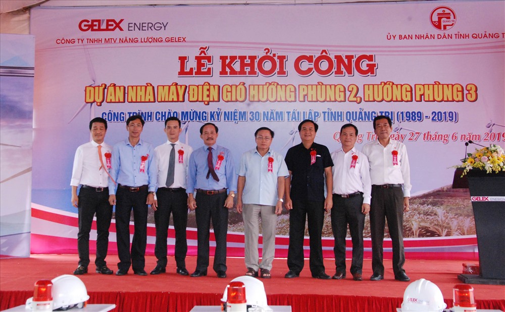 Ngày 27.6.2019, tại xã Hướng Phùng, huyện Hướng Hóa, tỉnh Quảng Trị đã diễn ra lễ khởi công 2 dự án điện gió với tổng công suất 50 MW