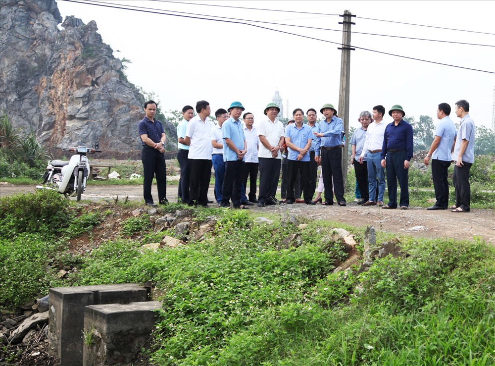 Lãnh đạo tỉnh Ninh Bình kiểm tra một số công trình phòng chống thiên tai trên địa bàn tỉnh