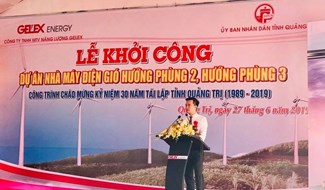 Điện gió tại huyện Hướng Hóa sẽ góp phần quan trọng đưa Quảng Trị thành một trung tâm năng lượng tái tạo tầm cỡ của Việt Nam. Ảnh: VNT