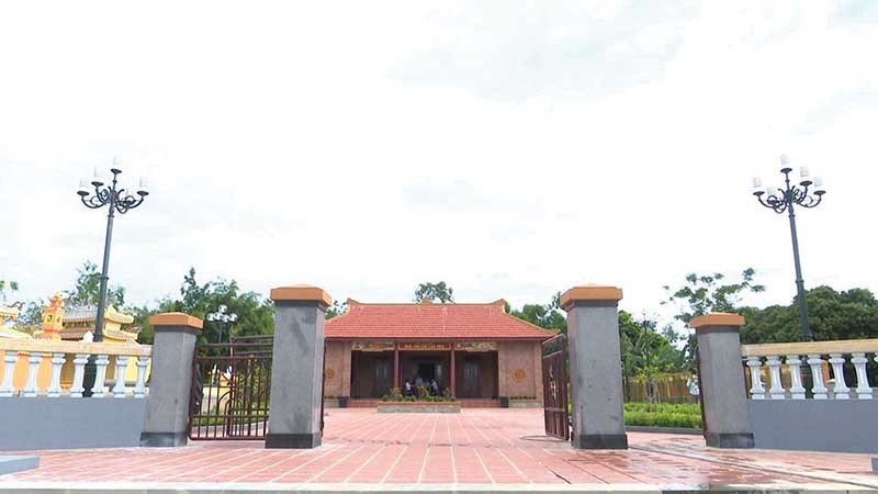 Nhà lưu niệm nhà thơ Chế Lan Viên được xây dựng hoàn thành vào dịp chào mừng kỷ niệm 100 năm ngày sinh của ông tại quê hương -Ảnh: T.H​