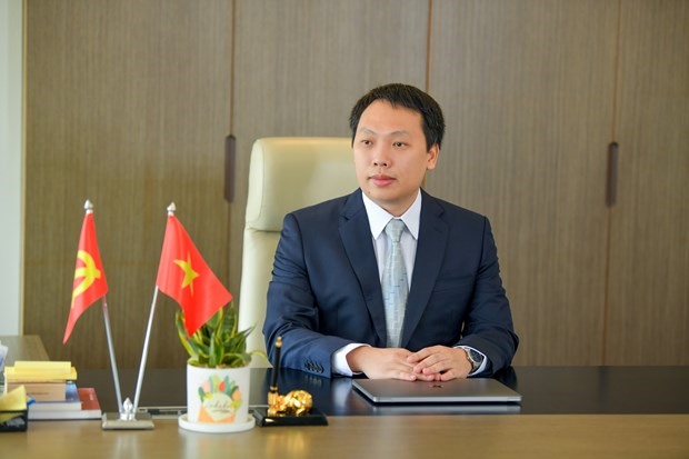Ông Nguyễn Huy Dũng được bổ nhiệm làm Thứ trưởng Bộ Thông tin và Truyền thông ở tuổi 37. (Ảnh: PV/Vietnam+)
