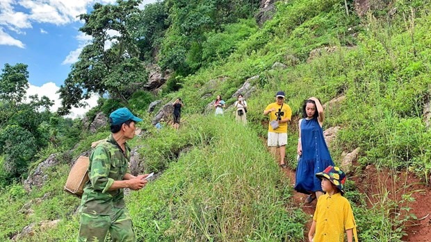 Giới trẻ Việt cũng ưa những trải nghiệm ở những điểm đến hoang sơ, mới lạ. (Ảnh: Mai Mai/Vietnam+)