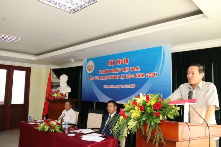 Đại sứ Nguyễn Bá Hùng khẳng định quyết tâm tiếp tục kêu gọi các tập đoàn lớn của Việt Nam sang đầu tư tại Lào.