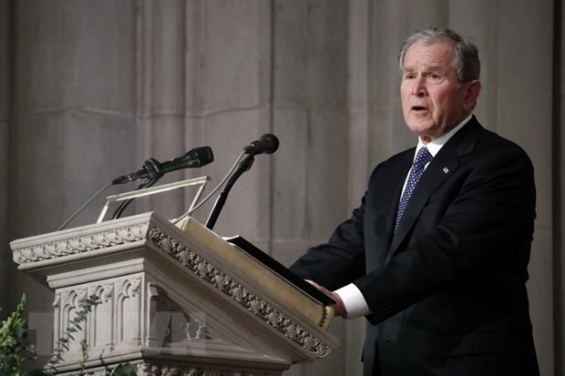 Cựu Tổng thống Mỹ George W. Bush. (Ảnh: AFP/TTXVN)