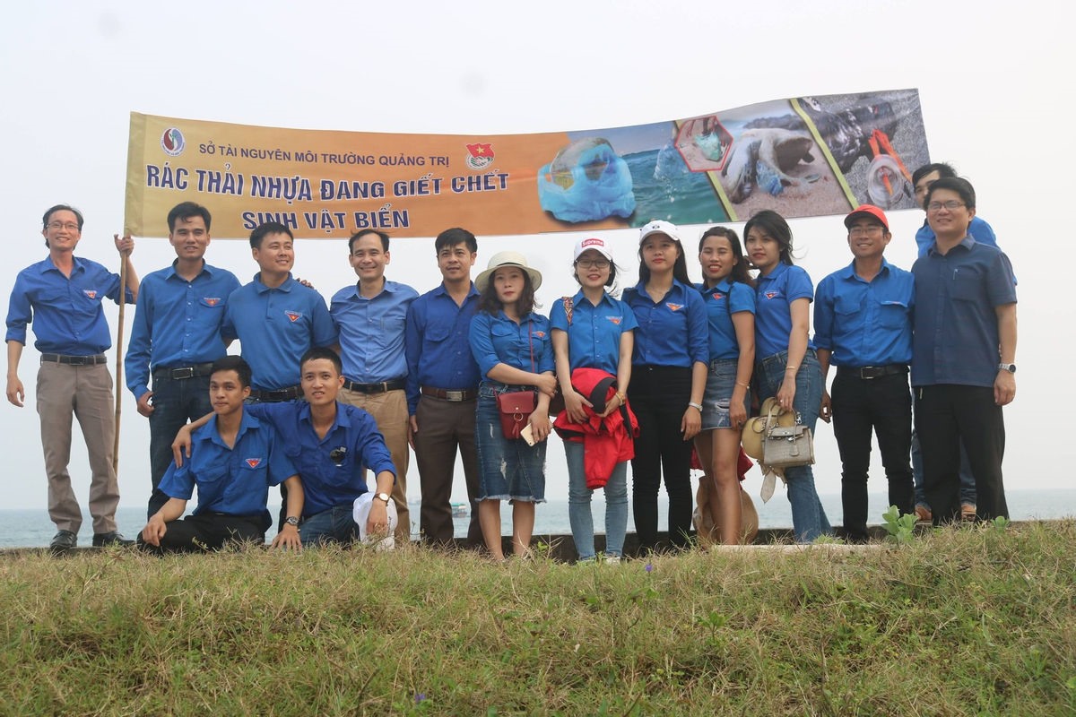 Sở TN&MT Quảng Trị phát động phong trào nói không với rác thải nhựa tại huyện đảo Cồn Cỏ