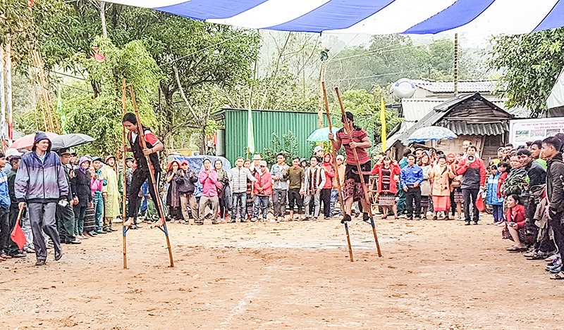 Nhiều bộ môn thể thao truyền thống được huyện Đakrông khuyến khích duy trì và phát triển - Ảnh: K.K.S​