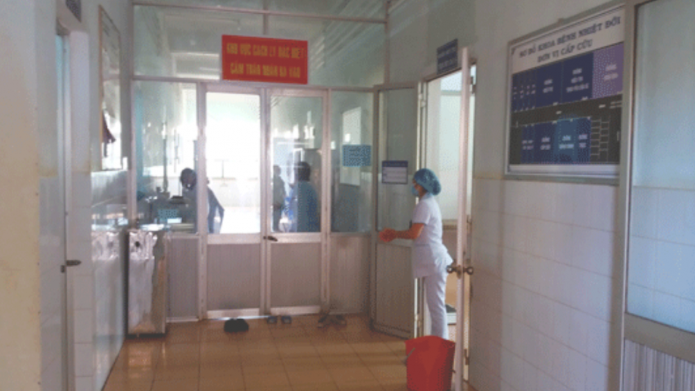 Khu vực cách ly tại Bệnh viện đa khoa tỉnh Gia Lai.