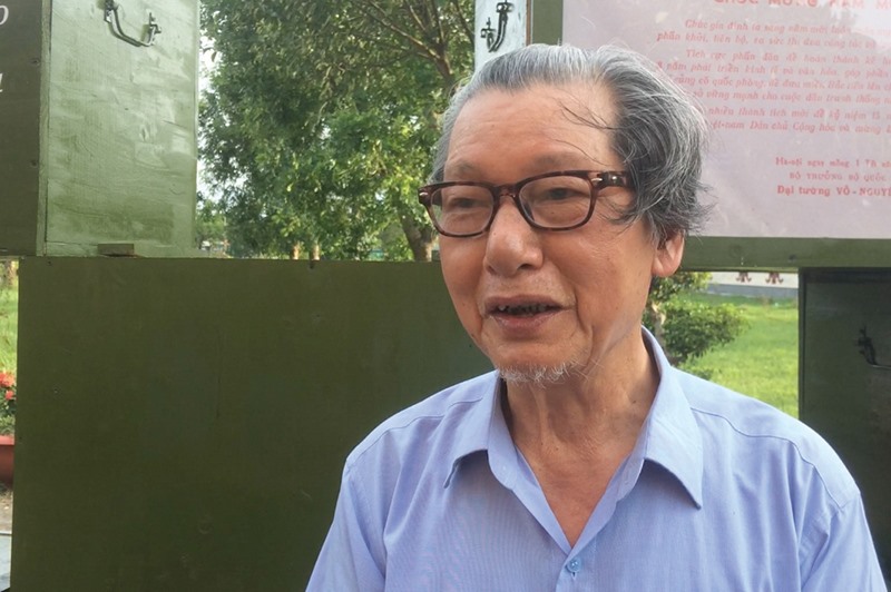 Ông Trương Sỹ Tiến, nguyên Phó Chủ tịch UBND tỉnh Quảng Trị cho hay giữ được trống đồng Trà Lộc nhờ sự vào cuộc kịp thời của chính quyền các cấp. Ảnh: Hoàng Táo