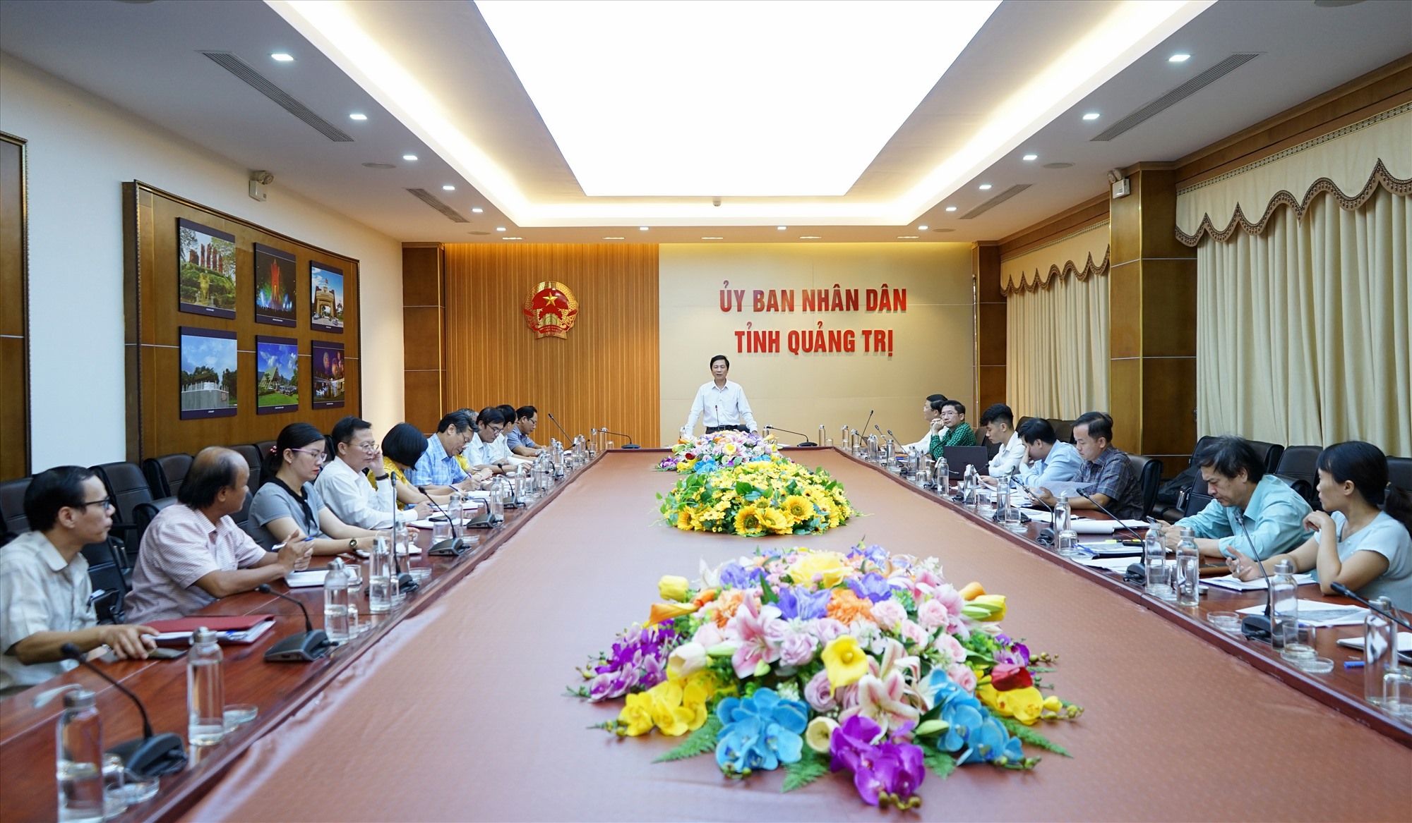 Phó Chủ tịch UBND tỉnh Hoàng Nam phát biểu kết luận buổi làm việc