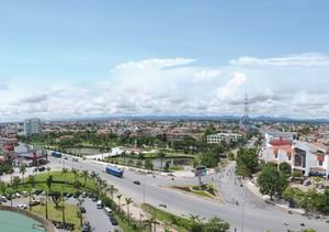Một góc thành phố Đông Hà, tỉnh Quảng Trị