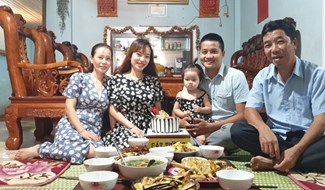 Gia đình 3 thế hệ của cô giáo Nguyễn Thị Như Quỳnh