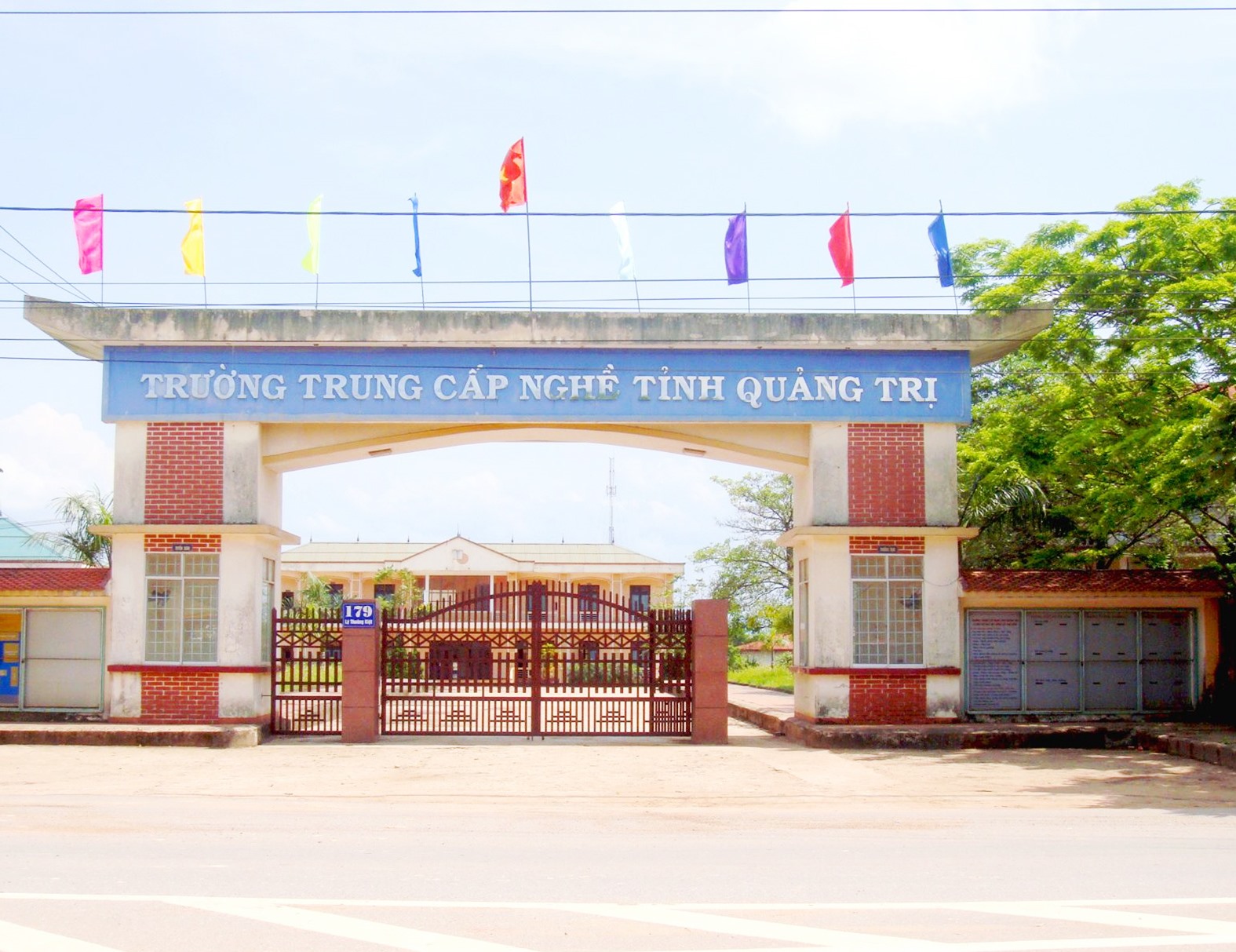 Trụ sở chính của Trường Cao đẳng Kỹ thuật Quảng Trị tại 179 Lý Thường Kiệt, TP.Đông Hà-Ảnh:TTNCC