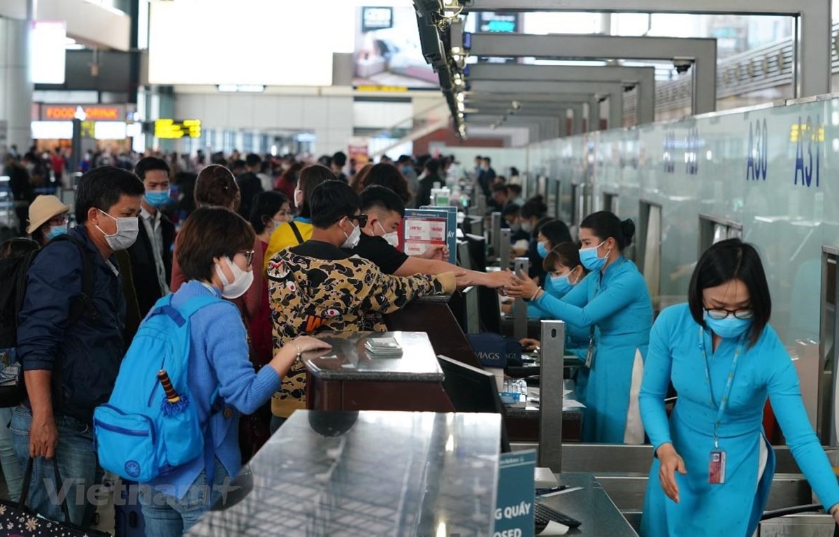 Số lượng khách đã đến và đang ở tại Đà Nẵng dự kiến đạt 80.000 hành khách. (Ảnh: Như Hà/Vietnam+)