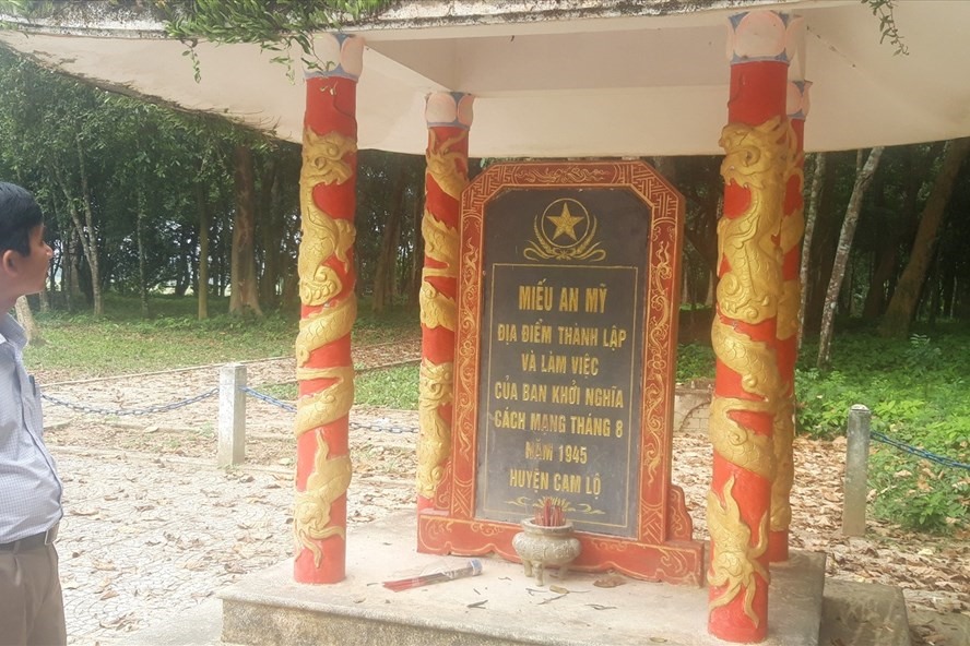 Di tích miếu An Mỹ thuộc xã Cam Tuyền, huyện Cam Lộ (Quảng Trị), nơi ngày trước nhà cách mạng Hồ Xuân Lưu cùng các đồng chí thường gặp nhau để hoạt động cách mạng ở quê nhà Quảng Trị. Ảnh: PXD