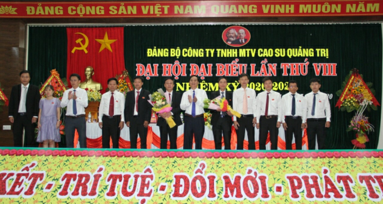 Ra mắt Ban Chấp hành Đảng bộ Công ty TNHH MTV Cao su Quảng Trị nhiệm kỳ 2020 - 2025
