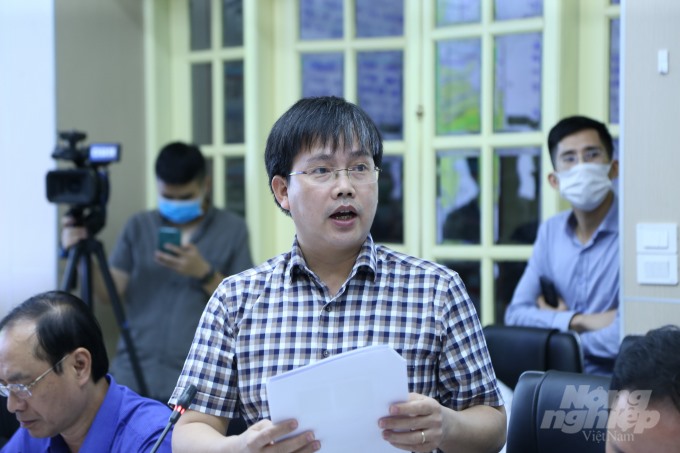 Ông Mai Văn Khiêm - Giám đốc Trung tâm Dự báo Khí tượng Thủy văn Quốc gia. Ảnh: Minh Phúc.