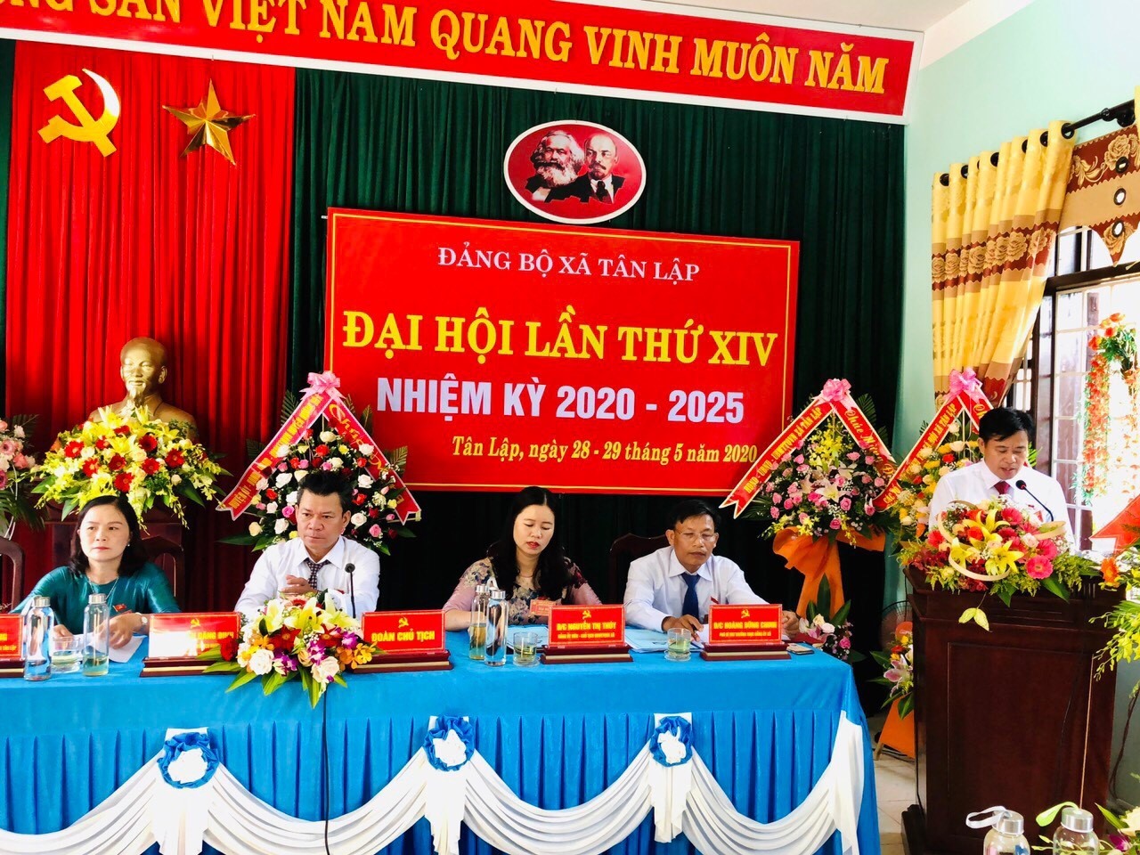 Đại hội Đảng bộ xã Tân Lập nhiệm kỳ 2020 - 2025