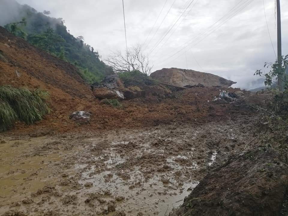 Sạt lở đất tại huyện Kasy, tỉnh Vientiane