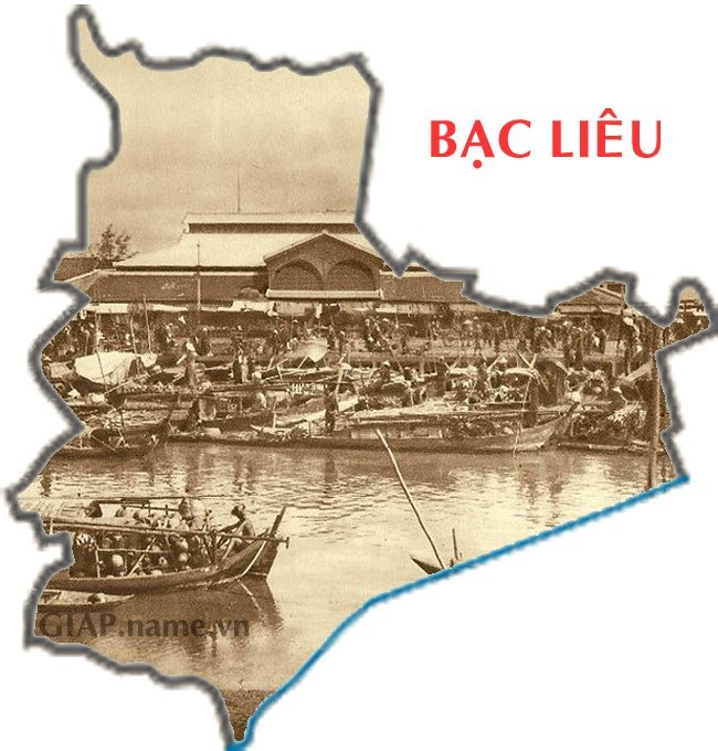 Trong ảnh là chợ Bạc Liêu khoảng năm 1890 – 1910.