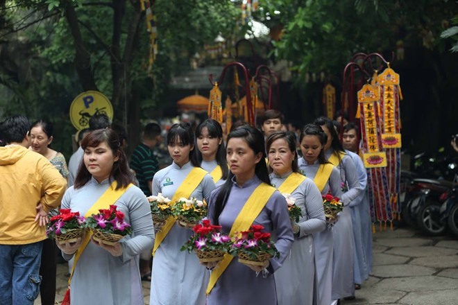 Lễ Vu lan tổ chức tại chùa Kỳ Quang 2 (Q.Gò Vấp, TP.HCM)