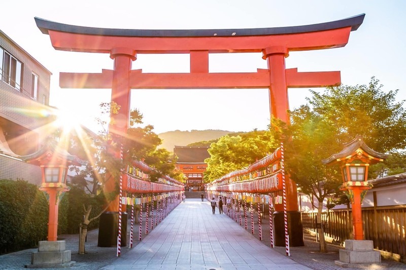 Đền ngàn cổng Fushimi Inari Taisha - điểm đến được yêu thích nhất Nhật Bản (Ảnh: Nguyễn Phan Anh)