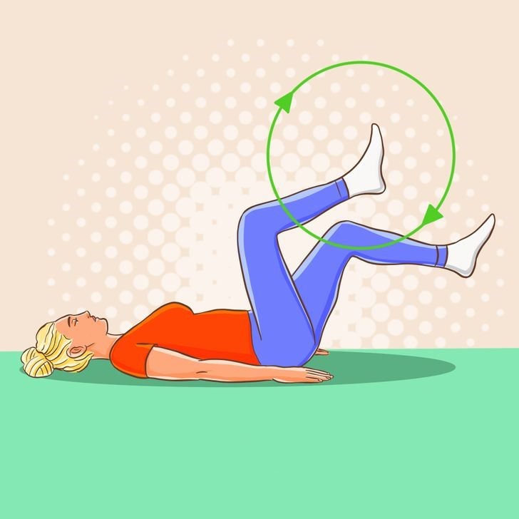 Bạn có thể thực hiện bài tập đơn giản này tại nhà để giảm nguy cơ mắc bệnh giãn tĩnh mạch. Ảnh Brightside