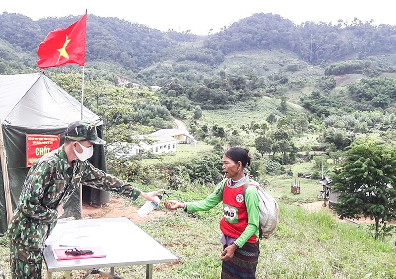 Một chốt kiểm soát biên giới của Đồn Biên phòng A Vao, Bộ Chỉ huy BĐBP tỉnh Quảng Trị - Ảnh: L.T​