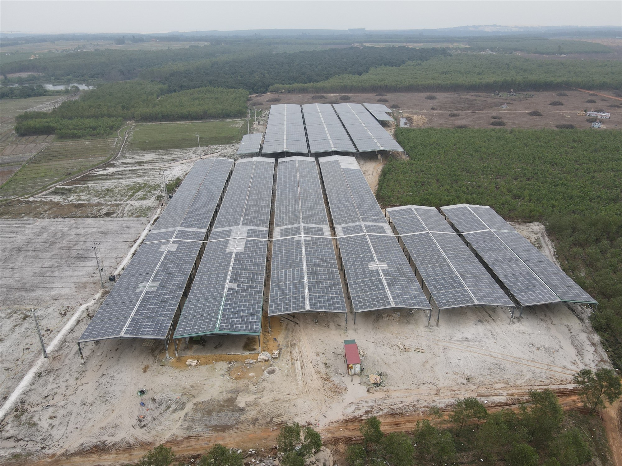 Một dự án điện mặt trời tại Quảng Trị.