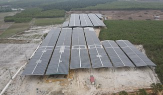 Một dự án điện mặt trời tại Quảng Trị.