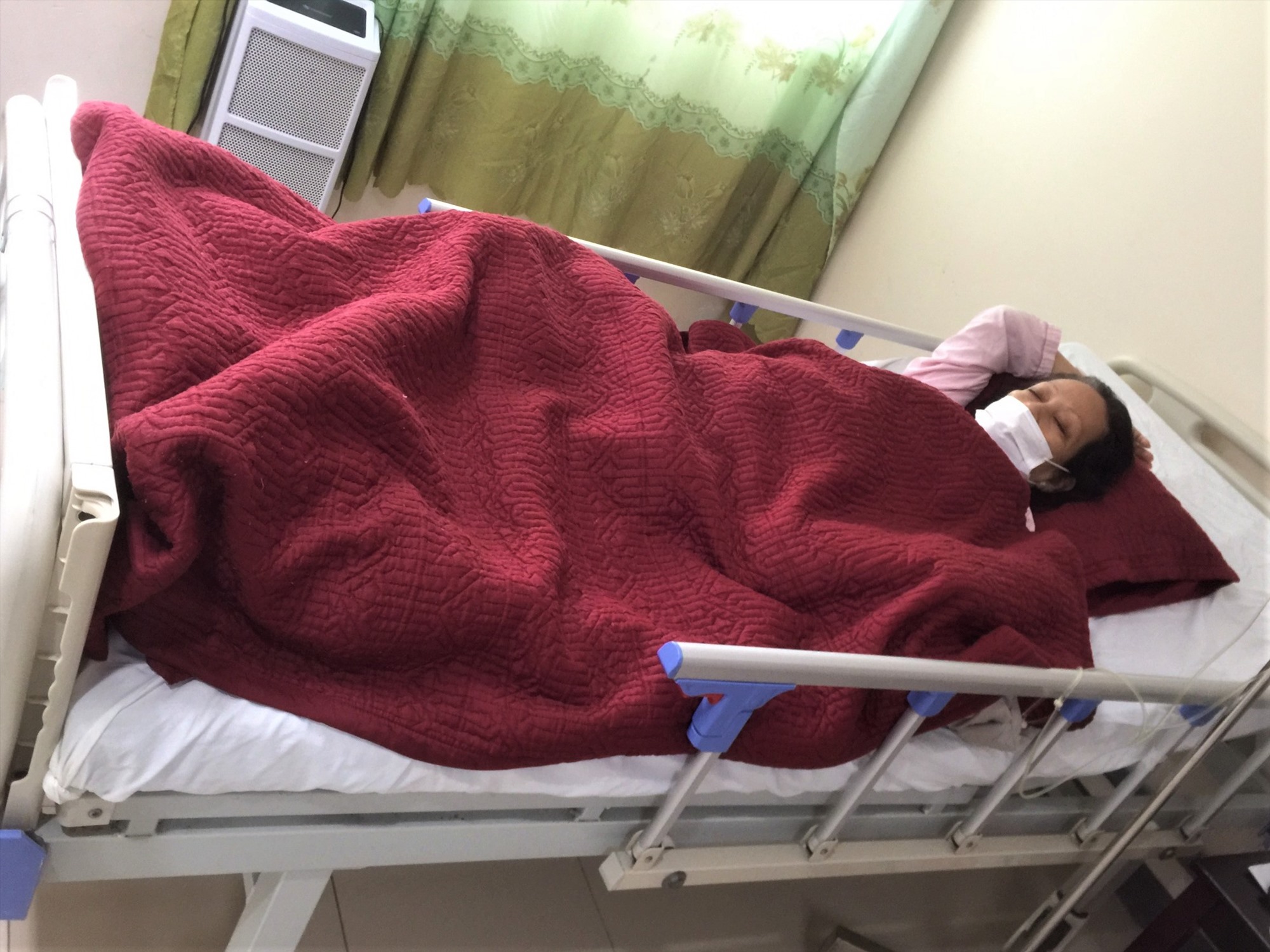 Bệnh nhân nữ Khodsayam K. đang được điều trị tại Bệnh viện Trung ương Huế - Cơ sở 2.