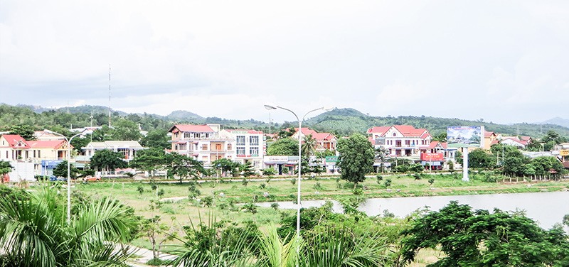 Thị trấn Lao Bảo ngày càng phát triển - Ảnh: P.V​