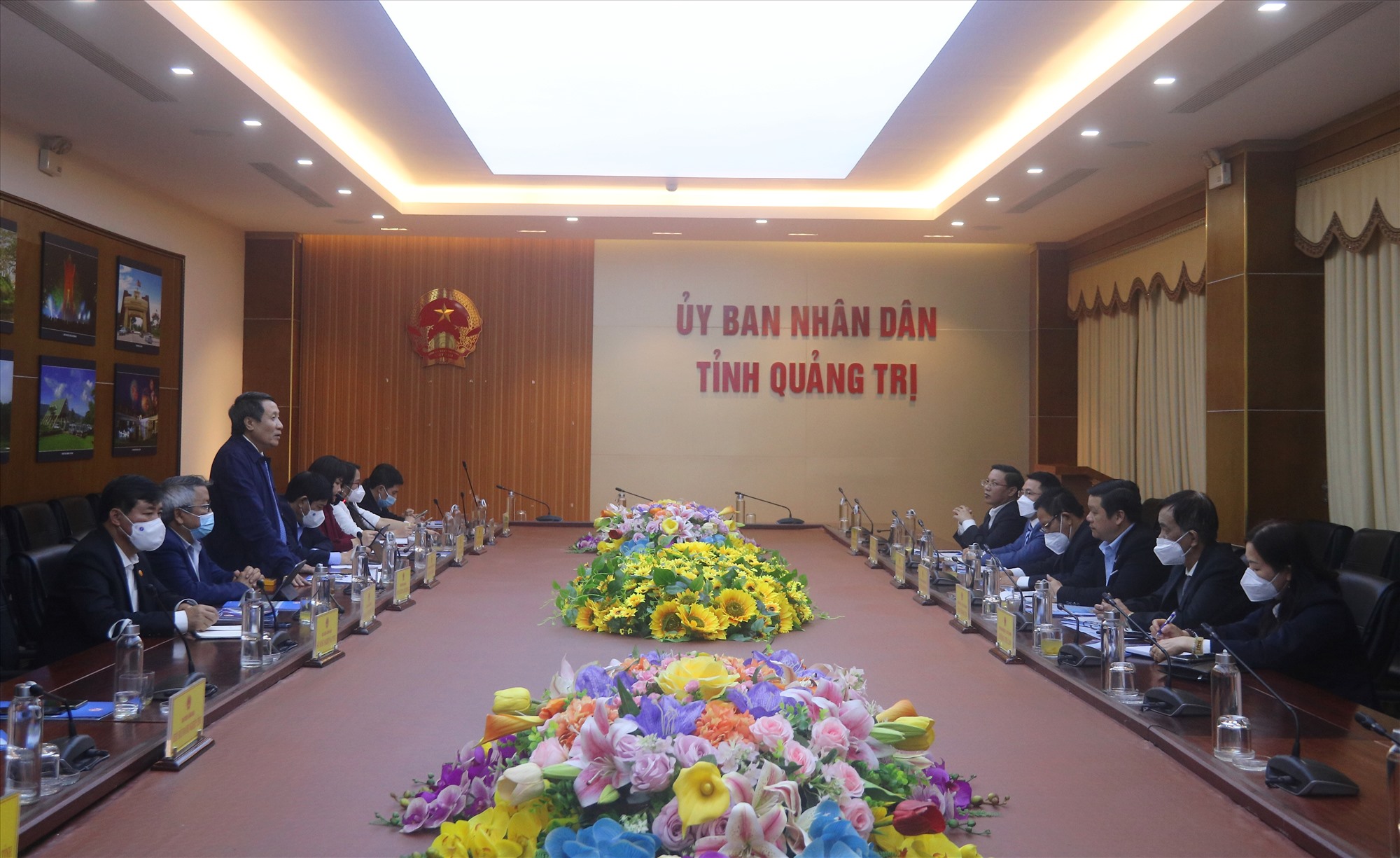 Hội đồng Trẻ em tỉnh Quảng Trị giai đoạn 2021 - 2025 tại buổi lễ ra mắt - Ảnh: T.L