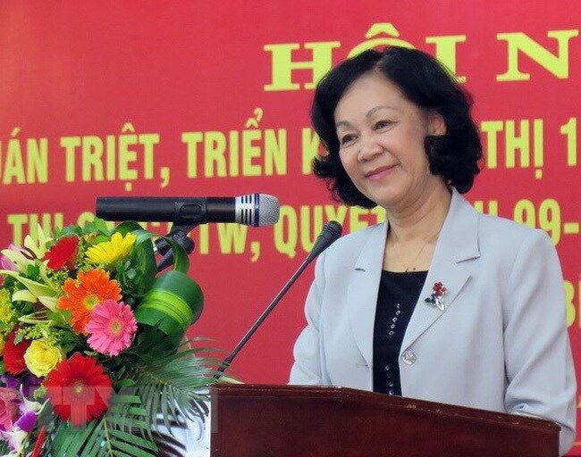 Bà Trương Thị Mai. Ảnh: TTXVN