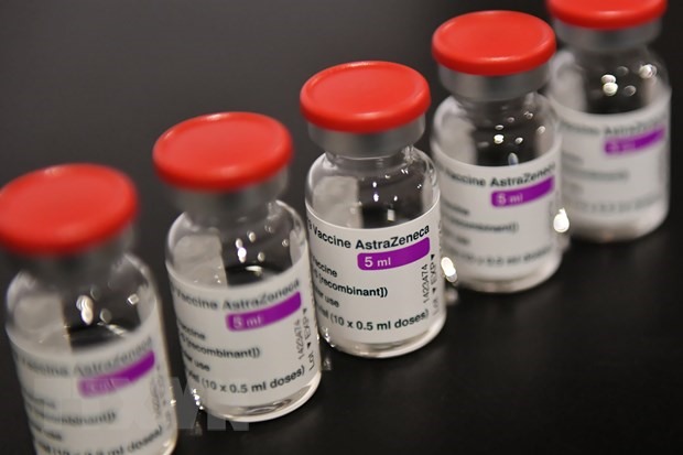 Vắcxin ngừa COVID-19 của hãng dược phẩm AstraZeneca. (Ảnh: PAP/TTXVN)