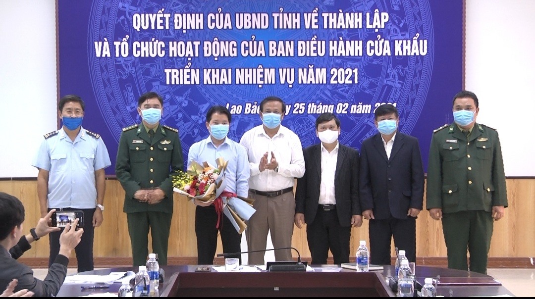 Ra mắt Ban điều hành cửa khẩu tỉnh Quảng Trị