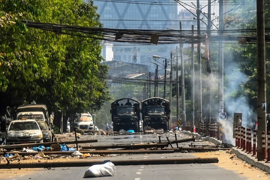 Việt Nam rất quan ngại về tình trạng bạo lực và thương vong tiếp tục gia tăng tại Myanmar trong những ngày gần đây. Ảnh: AFP.