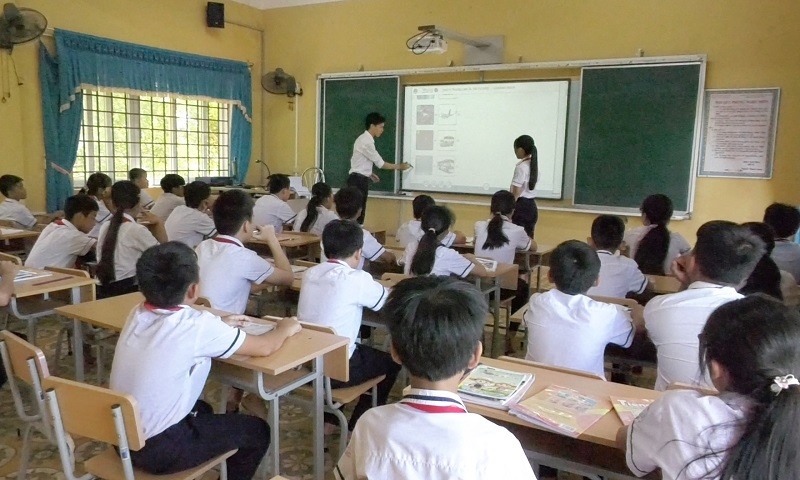 Trường THCS Trần Công Ái, xã Vĩnh Tú, huyện Vĩnh Linh.