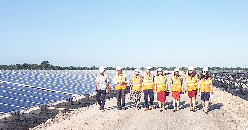 Phát triển hệ thống điện mặt trời ở vùng Đông Quảng Trị - Ảnh: L.T​