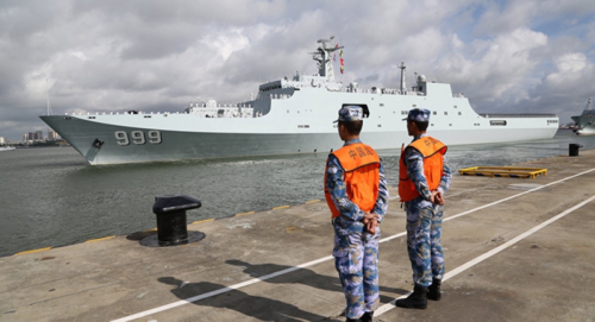 Binh sĩ Trung Quốc tại căn cứ ở Djibouti. Ảnh: AP.