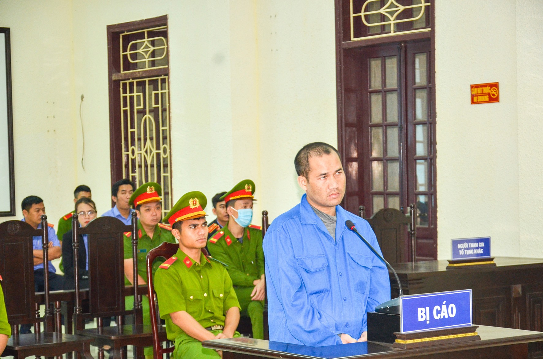 Bị cáo Xangthong Buoilavan tại phiên tòa - Ảnh: LÊ MINH