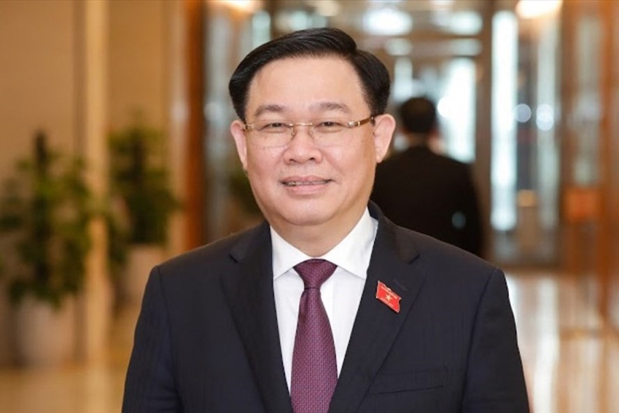 Ông Vương Đình Huệ vừa được bầu giữ chức vụ Chủ tịch Quốc hội khoá XIV. Ảnh: NT