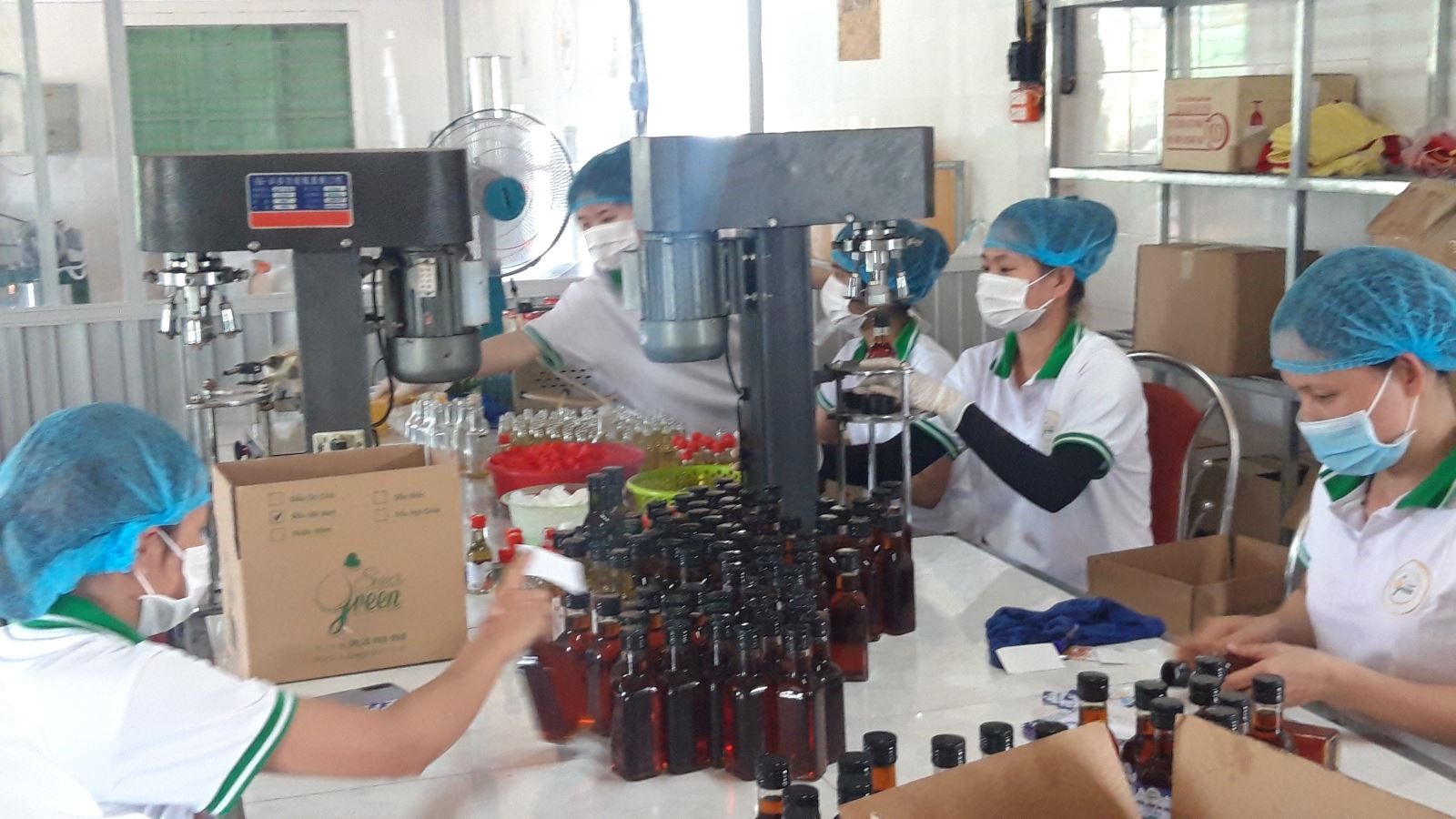 Xưởng chế biến nông sản của Công ty Từ Phong ở Cam Lộ