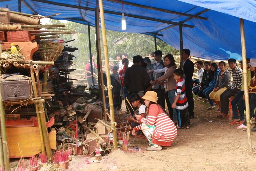 Lễ Ariêuping được tổ chức tại xã Tà Rụt, huyện Đakrông, tỉnh Quảng Trị. Ảnh: Hưng Thơ (minh họa).