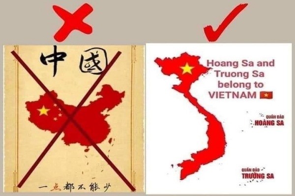 Hình ảnh đang được người dùng Việt Nam chia sẻ rộng rãi trên các mạng xã hội vào ngày 2/4