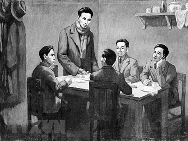 Từ ngày 6/1-7/2/1930, Hội nghị hợp nhất các tổ chức Cộng sản thành lập Đảng Cộng sản Việt Nam họp ở bán đảo Cửu Long, thuộc Hong Kong (Trung Quốc) dưới sự chủ trì của đồng chí Nguyễn Ái Quốc thay mặt cho Quốc tế Cộng sản. (Ảnh: Tư liệu/TTXVN phát)