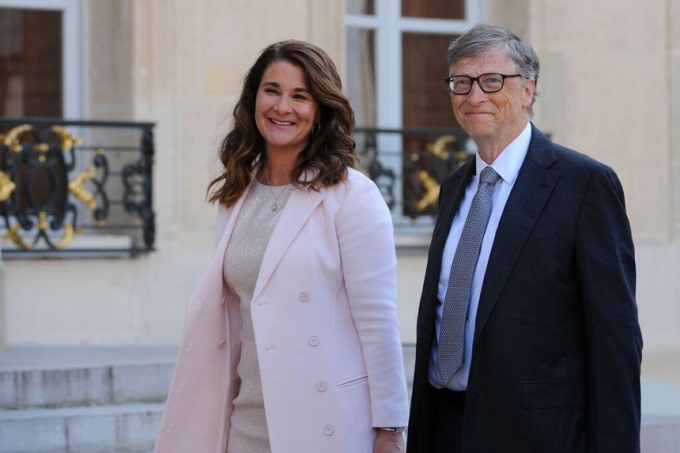 Bà Melinda Gates và ông Bill Gates. Ảnh: Getty.