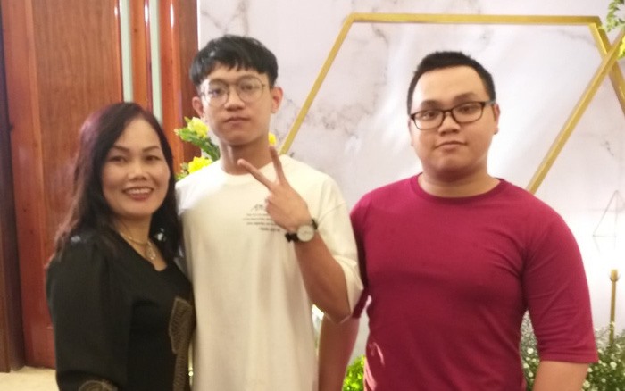 3 mẹ con chị Nguyễn Thị Thúy Oanh