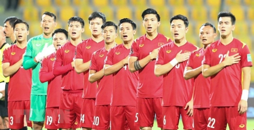 Việt Nam lập kỳ tích lần đầu tiên vào vòng loại cuối cùng World Cup 2022 khu vực châu Á. (Ảnh: Hoàng Linh/TTXVN)