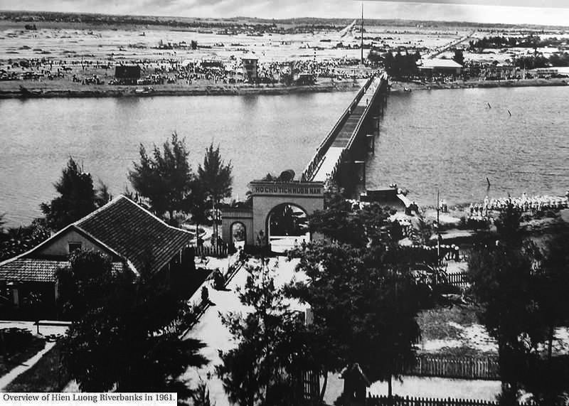 Cầu Hiền Lương - sông Bến Hải năm 1961- Ảnh tư liệu